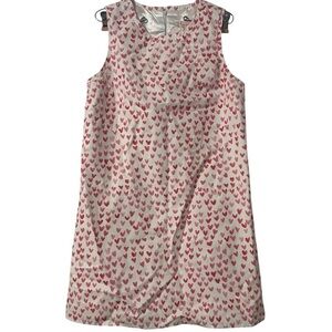 NEW Carrie & Seash Hearts Carrie A-Line Shift Sleeveless Dress Sz 8 Lined Chic